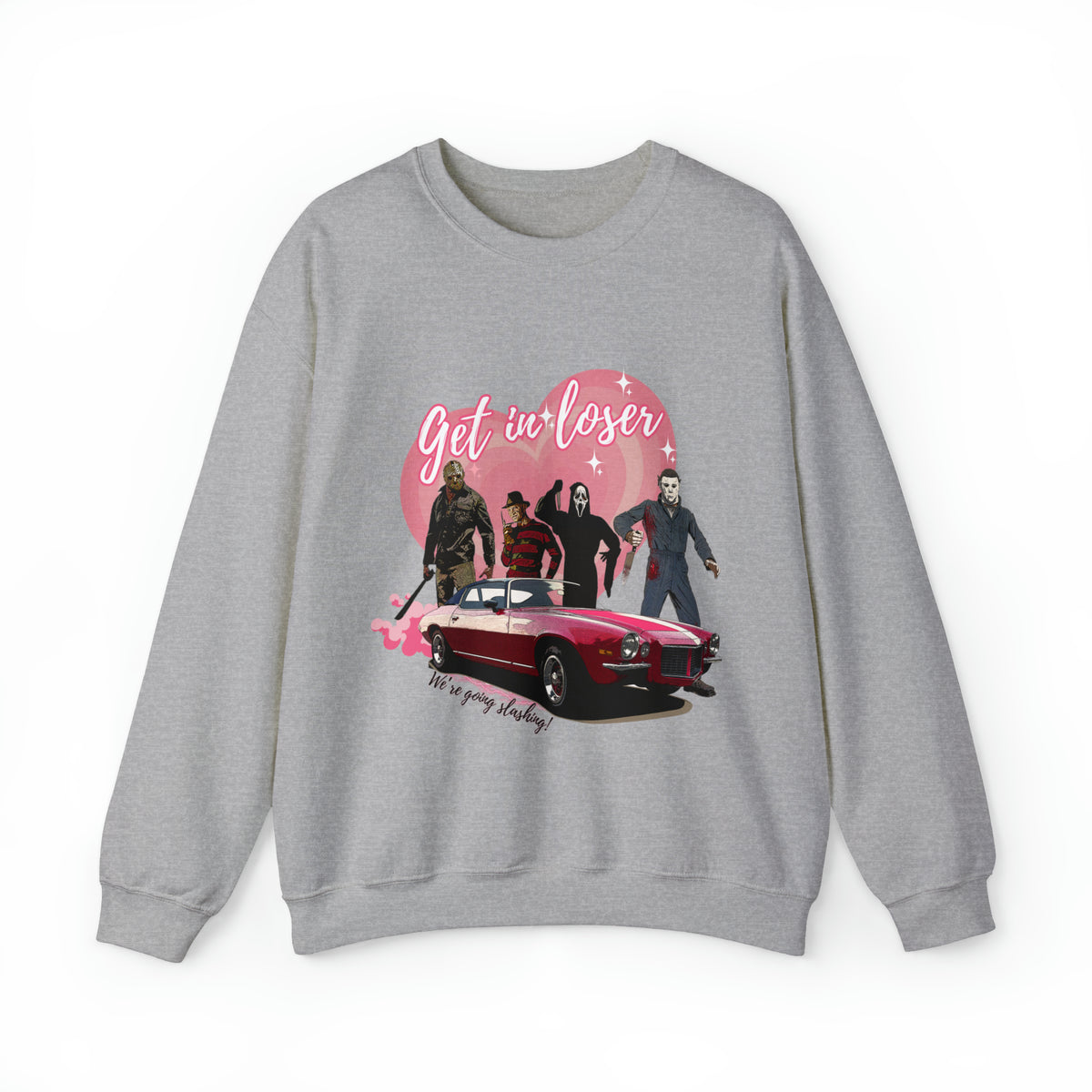 Get In Loser, We're Going Slashing Unisex Heavy Blend™ Crewneck Sweatshirt