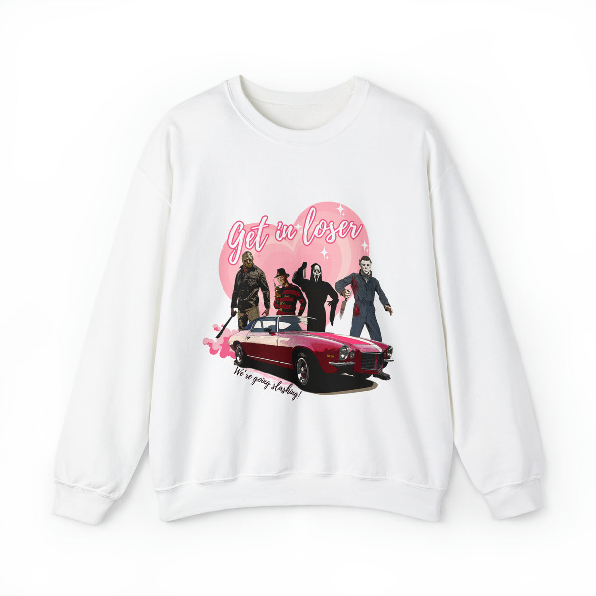 Get In Loser, We're Going Slashing Unisex Heavy Blend™ Crewneck Sweatshirt