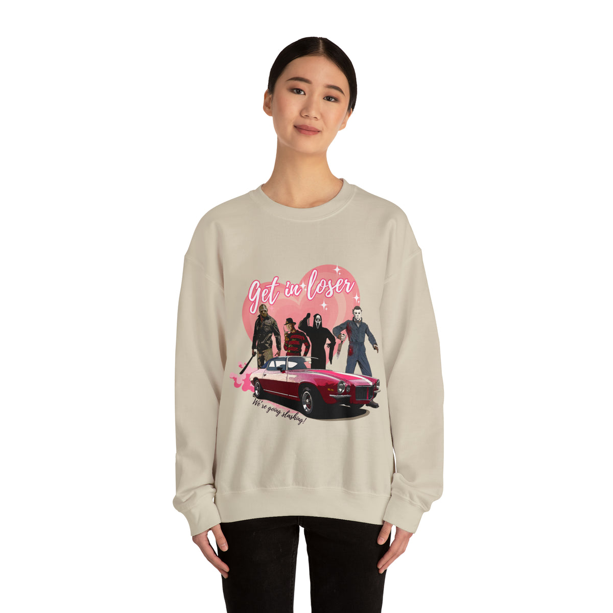 Get In Loser, We're Going Slashing Unisex Heavy Blend™ Crewneck Sweatshirt