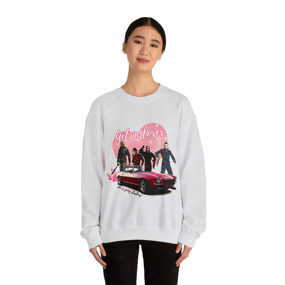 Get In Loser, We're Going Slashing Unisex Heavy Blend™ Crewneck Sweatshirt