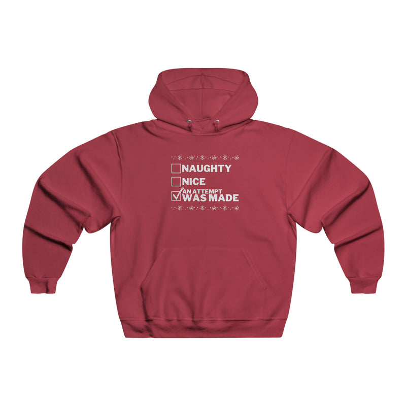 Santa's Checklist Hooded Sweatshirt