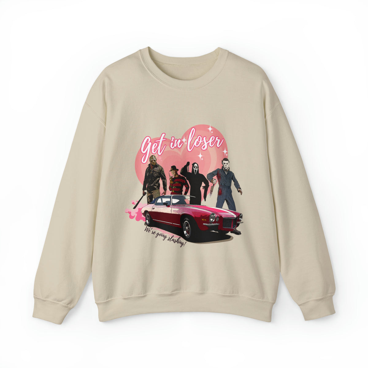 Get In Loser, We're Going Slashing Unisex Heavy Blend™ Crewneck Sweatshirt