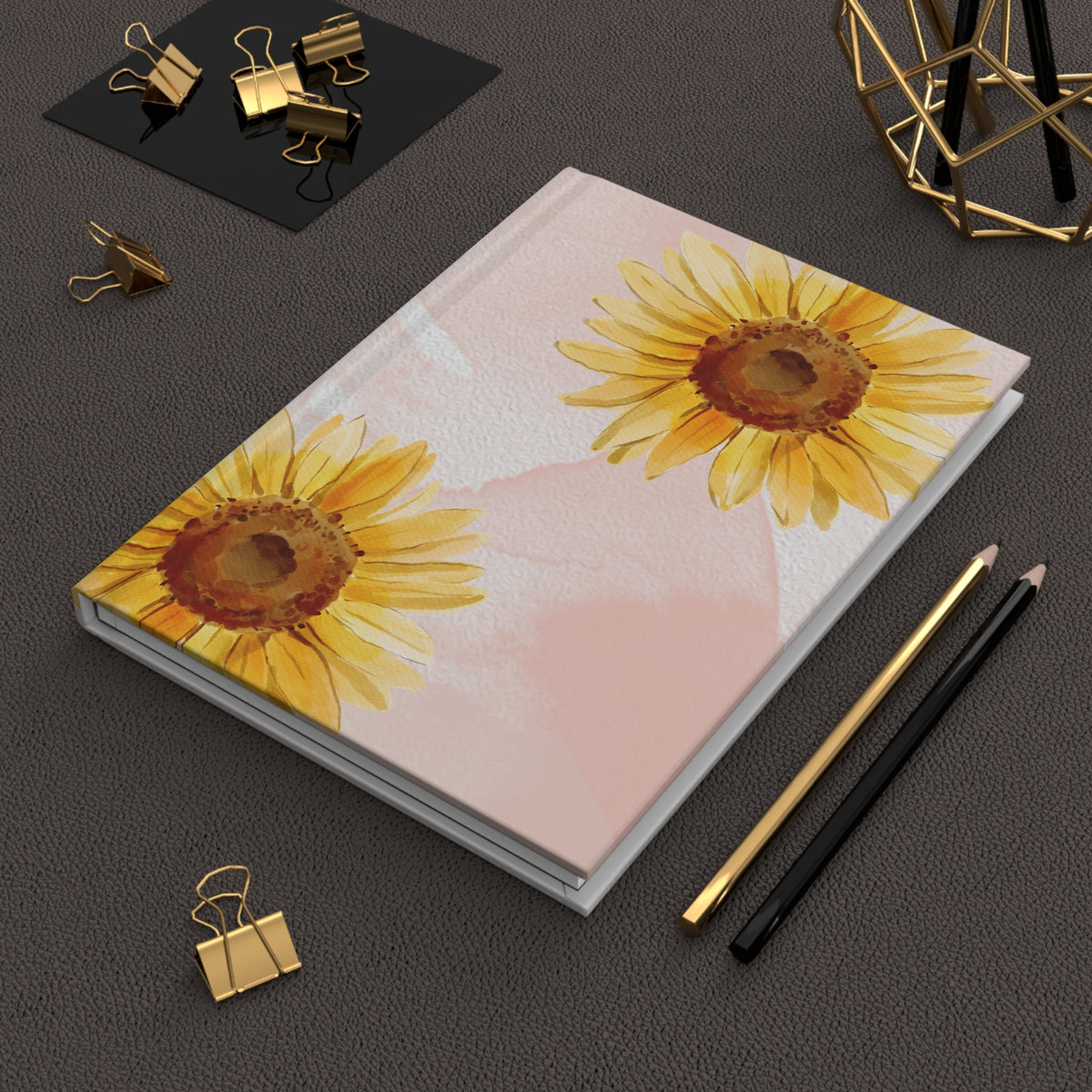 Sunflower Hardcover Journal