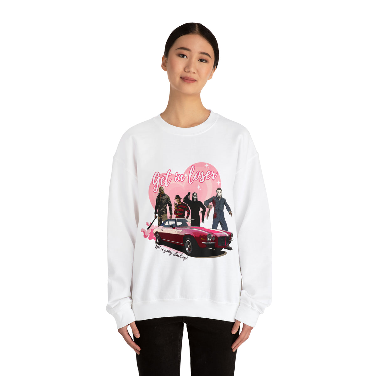 Get In Loser, We're Going Slashing Unisex Heavy Blend™ Crewneck Sweatshirt