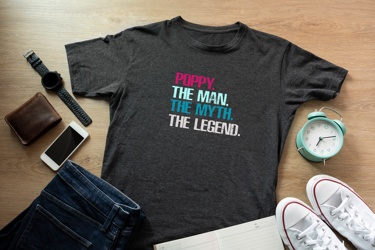 Poppy. The Man. The Myth. The Legend Men's classic tee