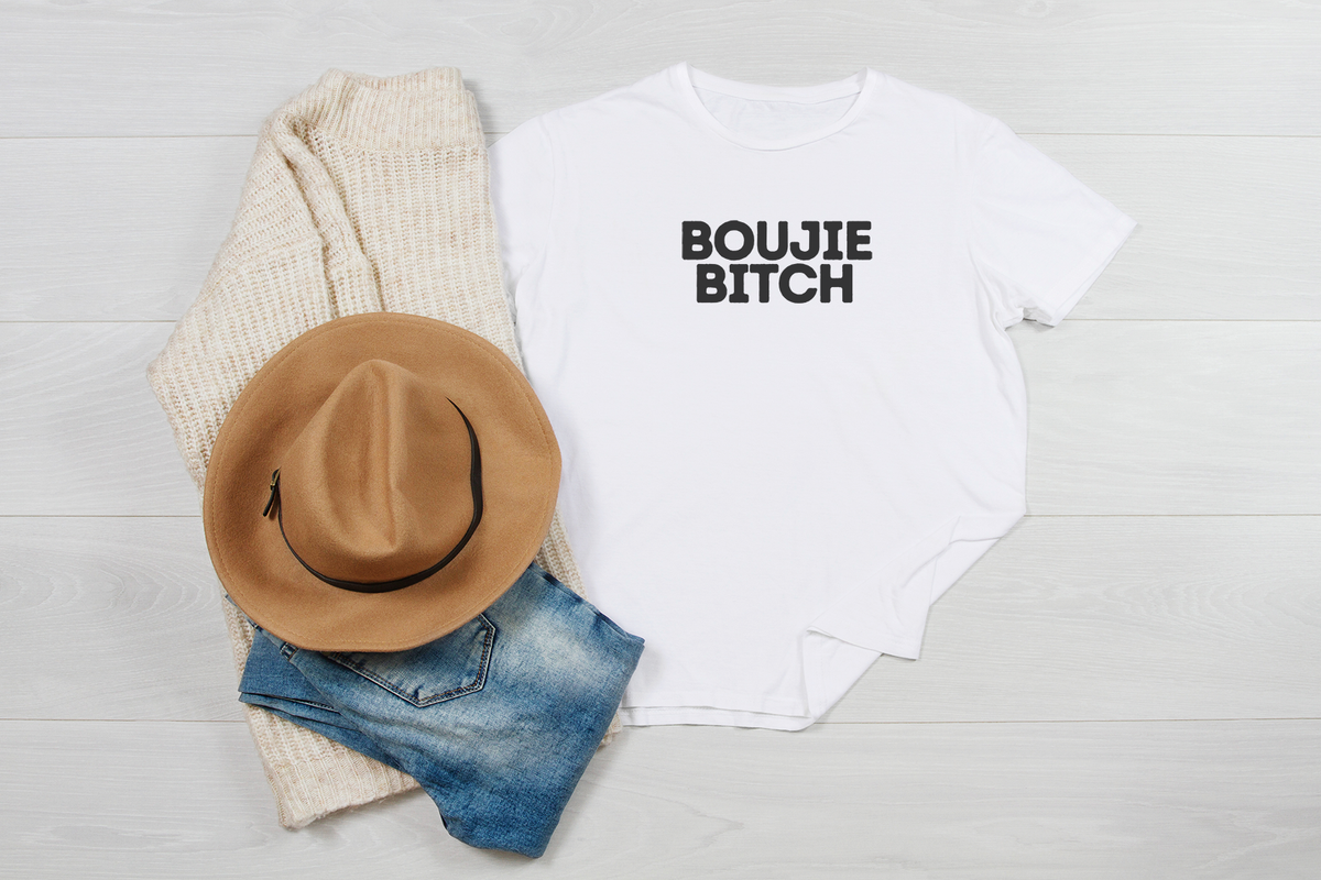 Boujie Bitch Short-Sleeve Womens T-Shirt