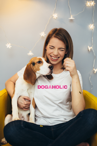 Dogaholic Short-Sleeve Women's T-Shirt