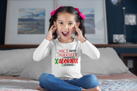 Nice, Naughty, Adorable Toddler Long Sleeve Tee