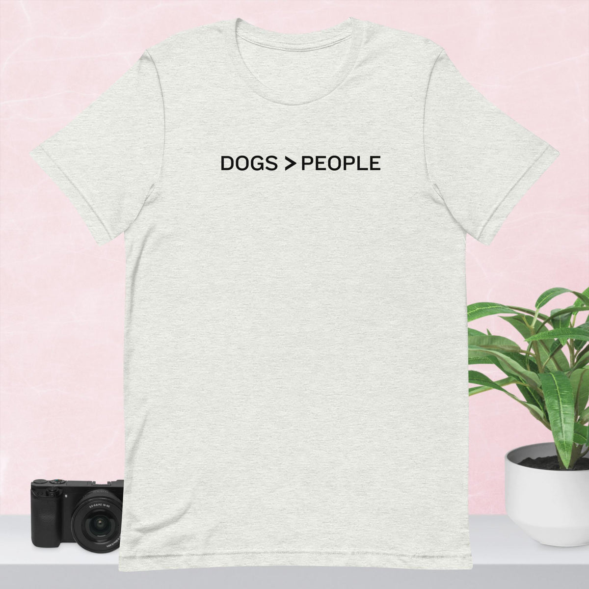 Dogs > People Unisex t-shirt