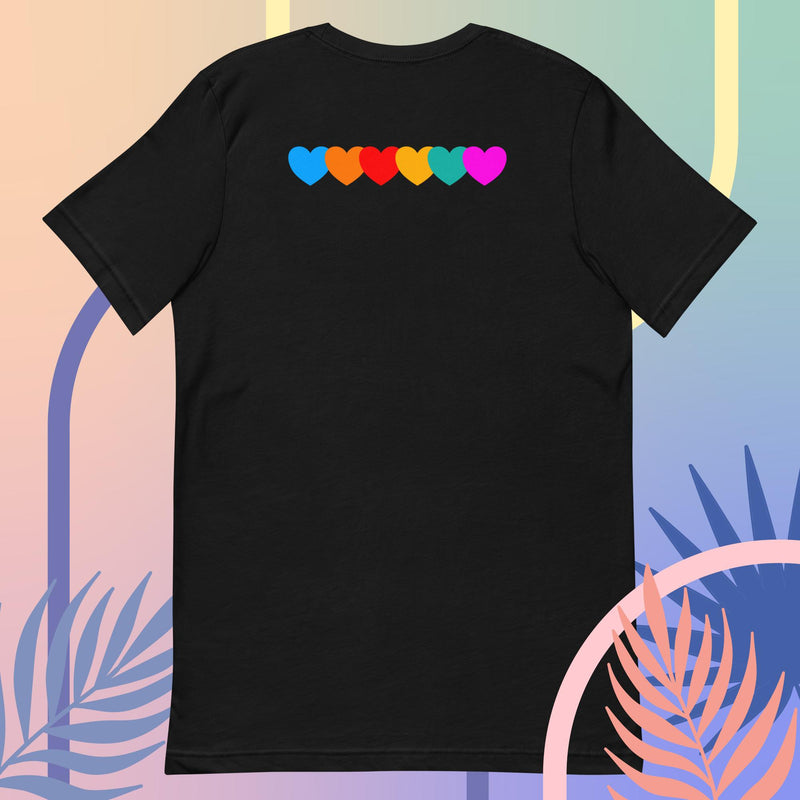 String of Hearts Pride Unisex t-shirt