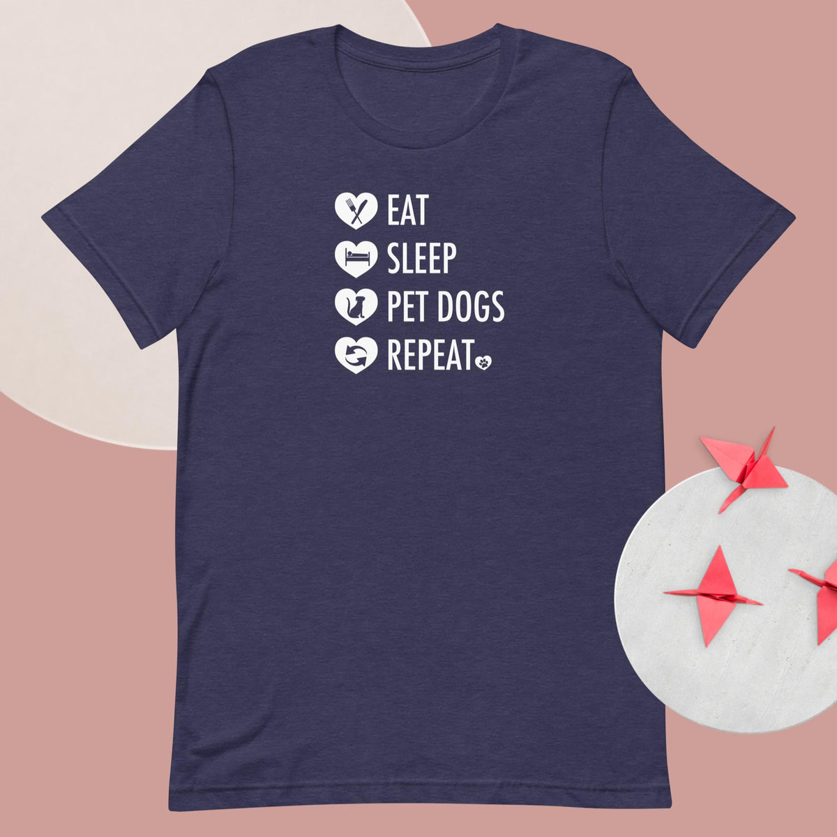 Eat, Sleep, Pet Dogs, Repeat Women's t-shirt