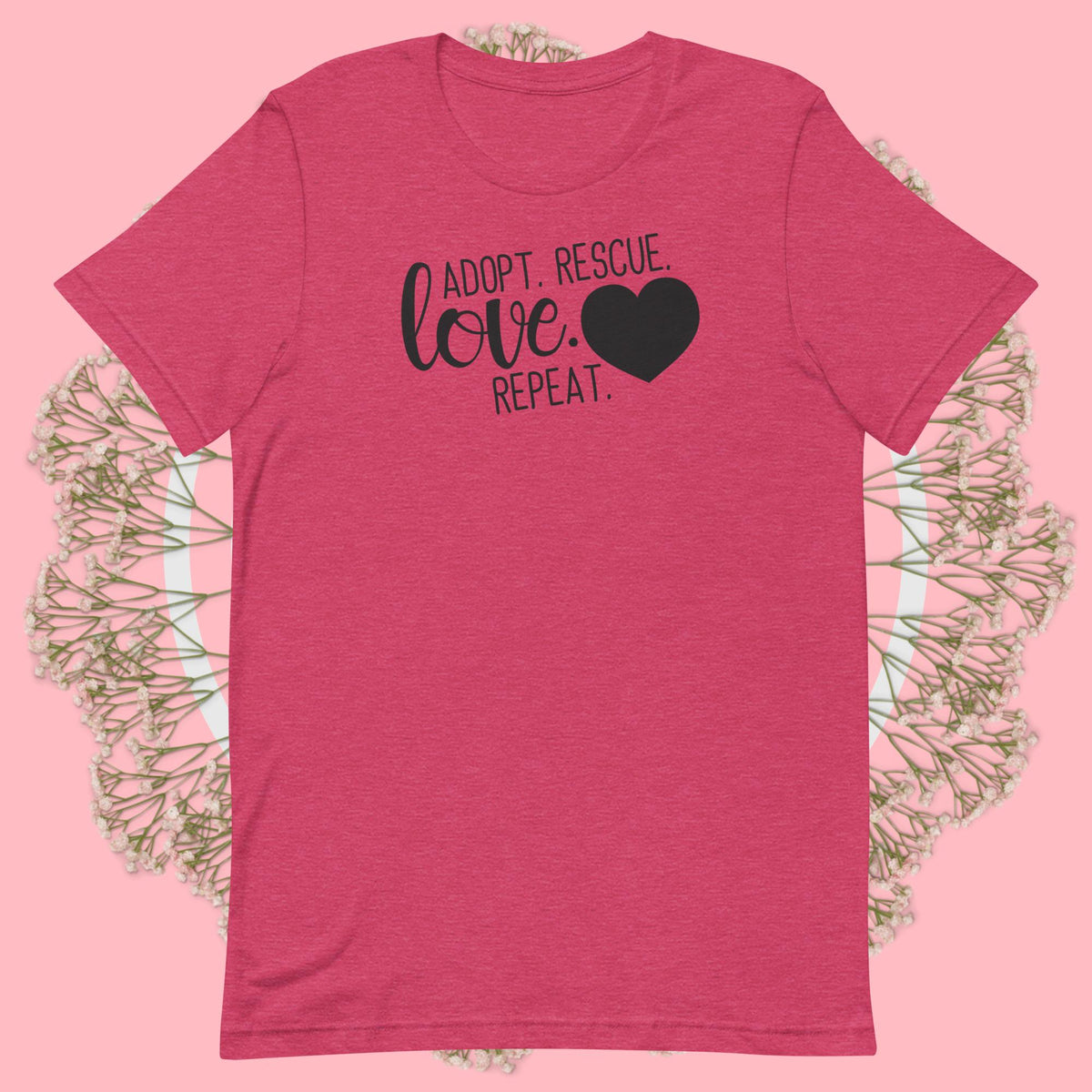 Adopt, Rescue, Love, Repeat Women's t-shirt