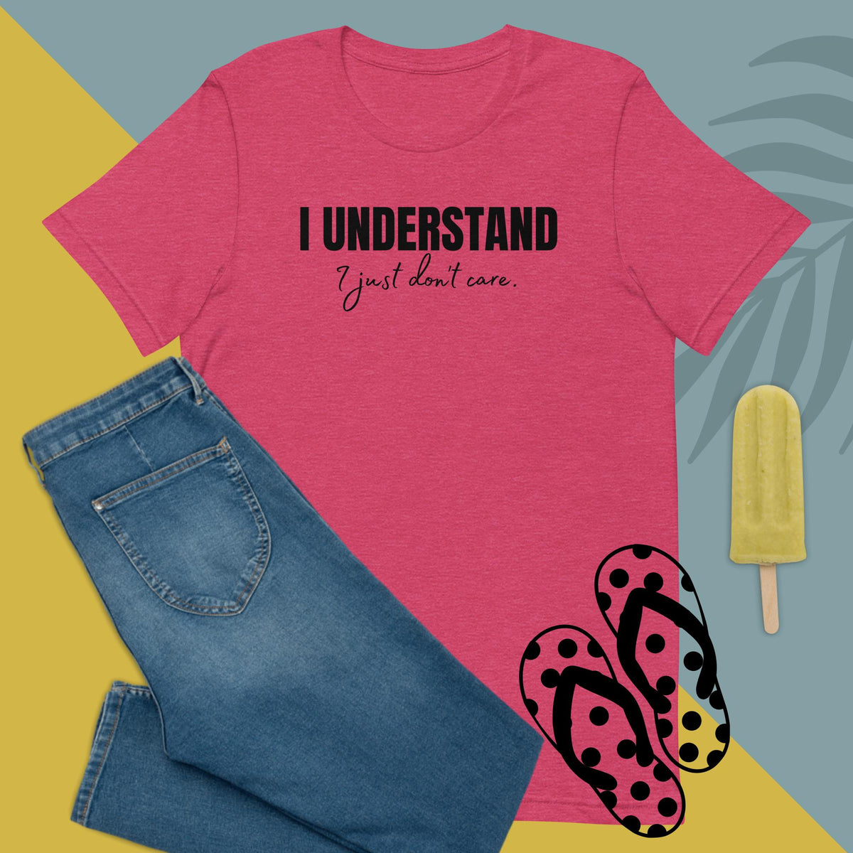 I Understand, I Just Don't Care Women's t-shirt