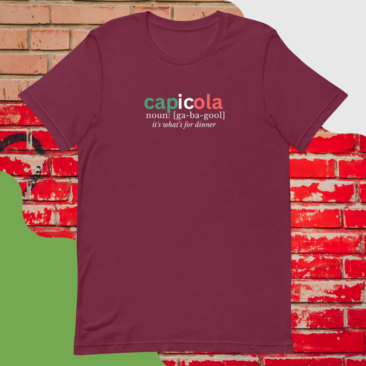 Capicola "Ga-Ba-Gool" Unisex t-shirt