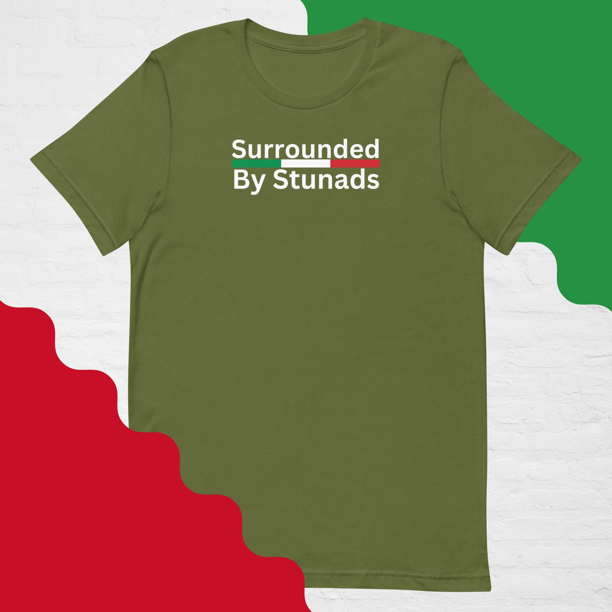 Surrounded By Stunads Unisex t-shirt