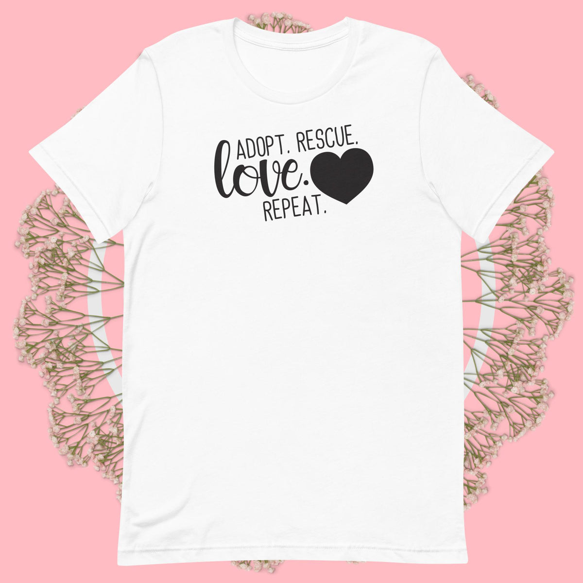 Adopt, Rescue, Love, Repeat Women's t-shirt