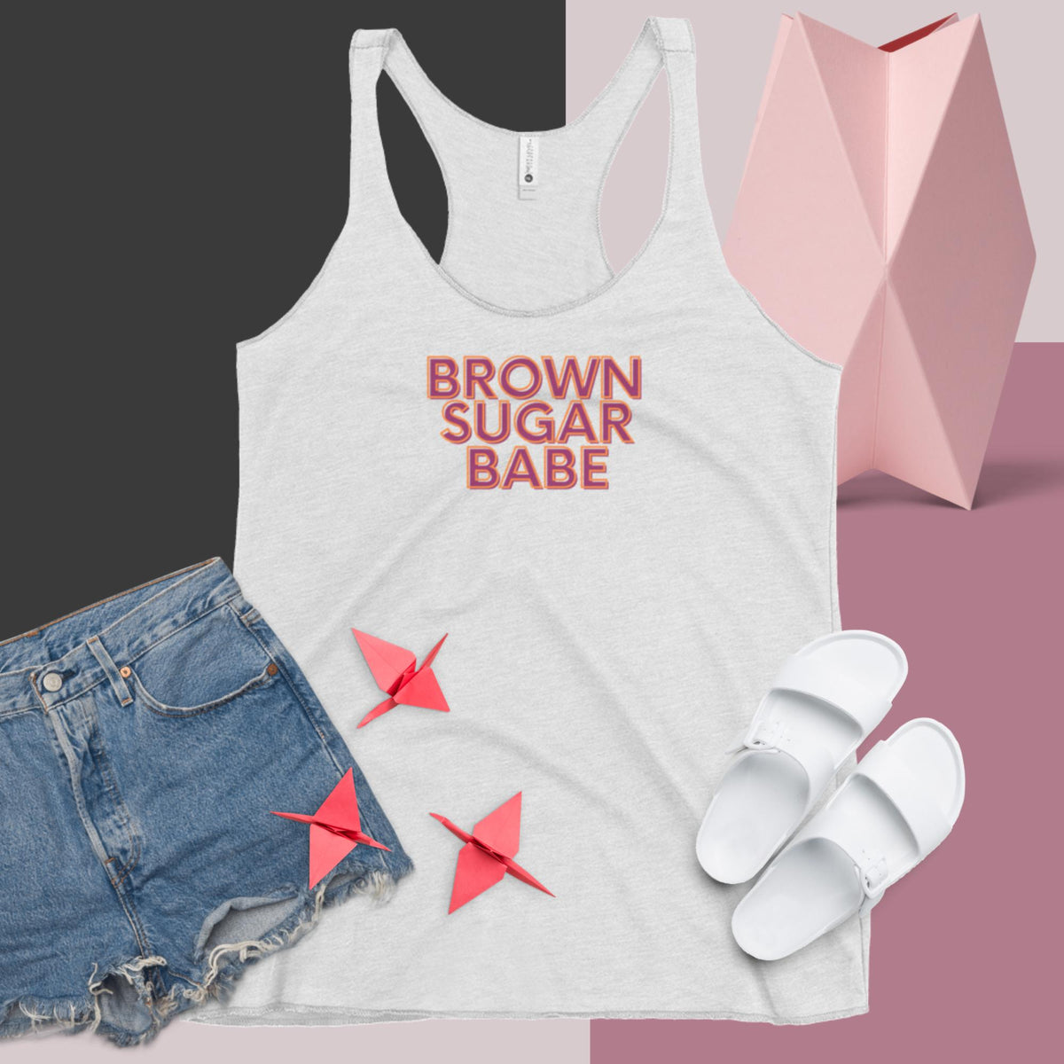 Brown Sugar Babe Women's Racerback Tank