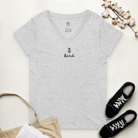 Be Kind Women’s recycled v-neck t-shirt